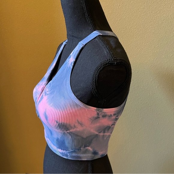 FREE PEOPLE movement custom tie dye Henley top. Size XS/S - Picture 4 of 13